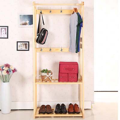 木质衣帽架