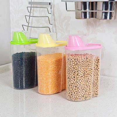 有盖密封杂粮储物罐