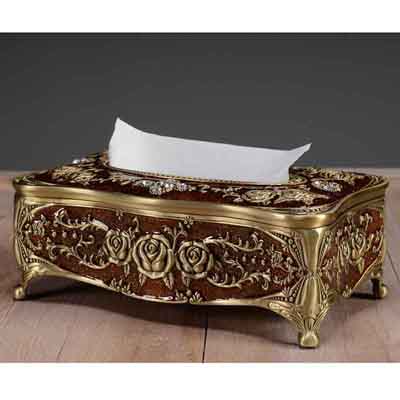 奢华金属美欧式雕花纸巾盒复古抽纸盒餐巾纸盒