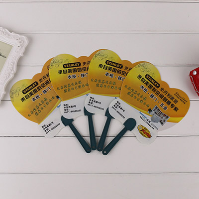 蝴蝶型广告塑料扇子