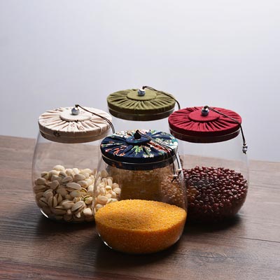 <b>大号软木塞玻璃茶叶罐</b>