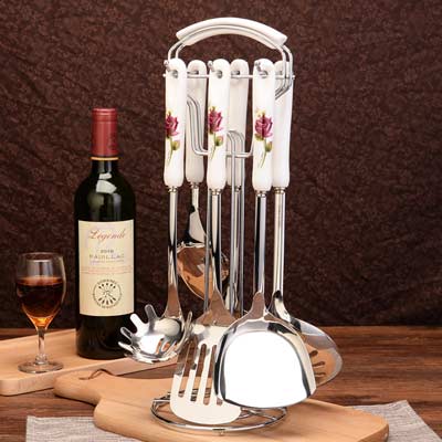 <b>不锈钢厨具七件套锅铲套装</b>