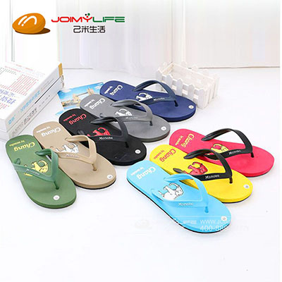 2019年8月 创意家居塑胶鞋休闲拖鞋定做