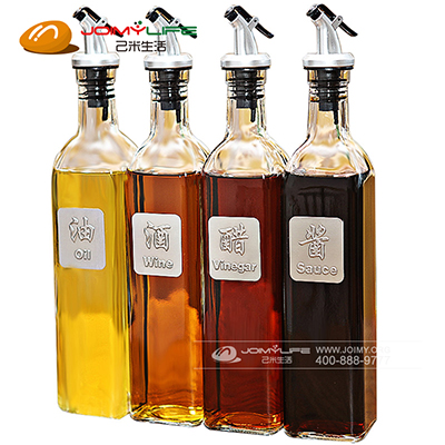  珍美油瓶玻璃防漏油壶 定制