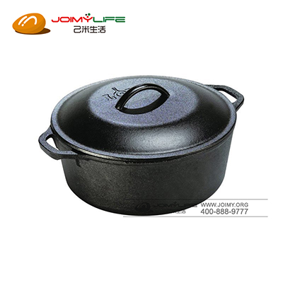 Lodge洛极铸铁无涂层炖锅荷兰锅定制