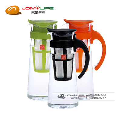 双层耐热玻璃带茶漏水壶水杯定制