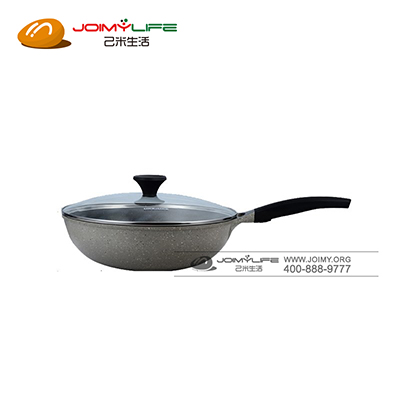 乐扣乐扣 麦饭石不粘锅炒锅定制