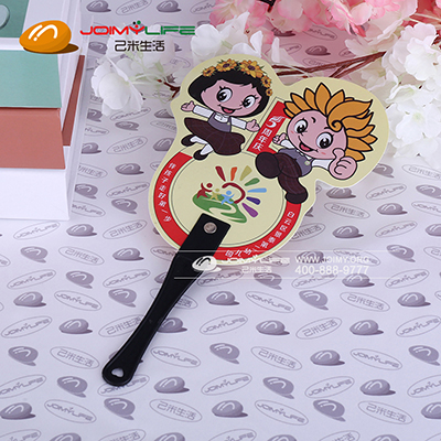 白云区景泰第二幼儿园5周年庆广告扇承制