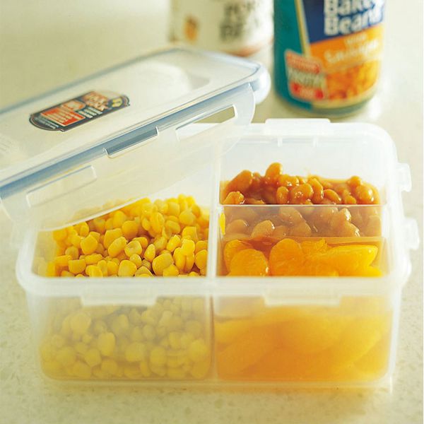 塑料分格便当乐扣盒