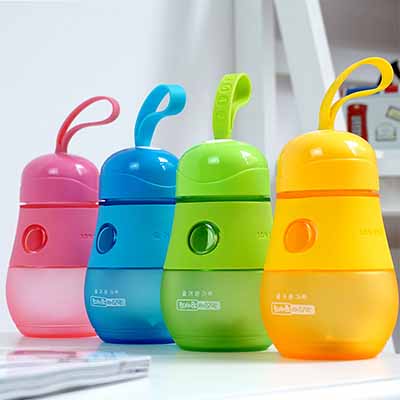 彩色磨砂卡通塑料杯