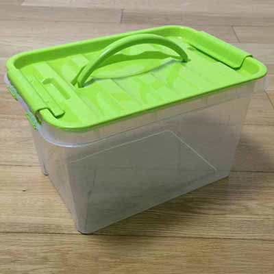 塑料方形提手收纳盒