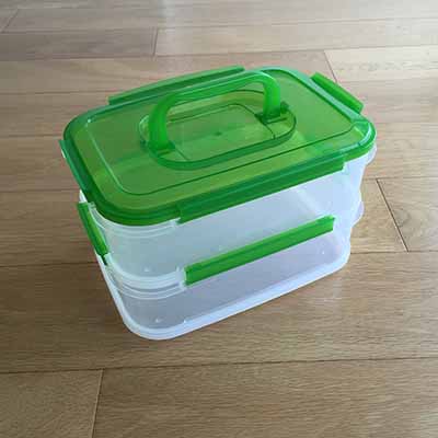 提手塑料保鲜盒多层