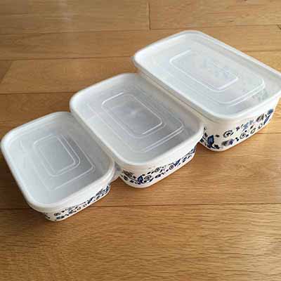 长方形青花瓷塑料盒