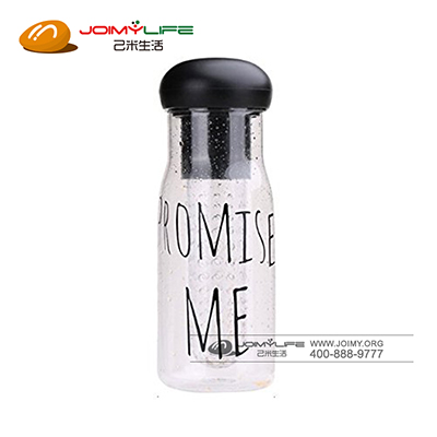 男女学生泡茶杯带盖茶隔塑料随手杯