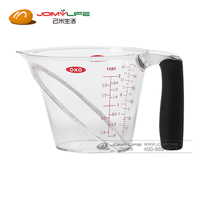 奥秀可直视量杯 带刻度塑料杯烘焙量杯