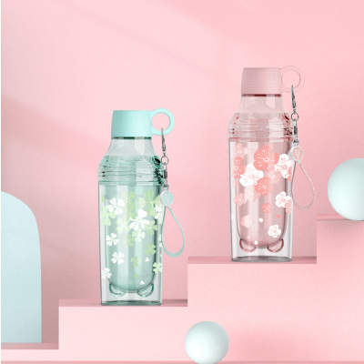 工厂直营手提随手杯 创意礼品杯设计 便携式户外塑料茶水杯定制