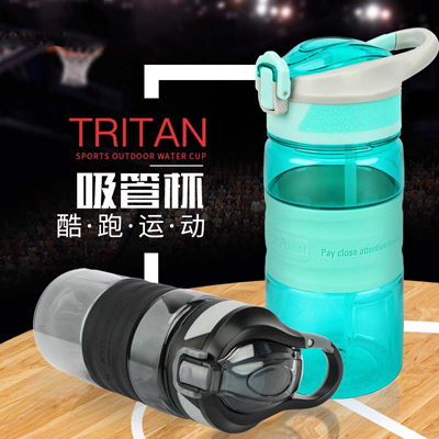 学生吸管杯定制 塑料水杯定做工厂 水杯定做