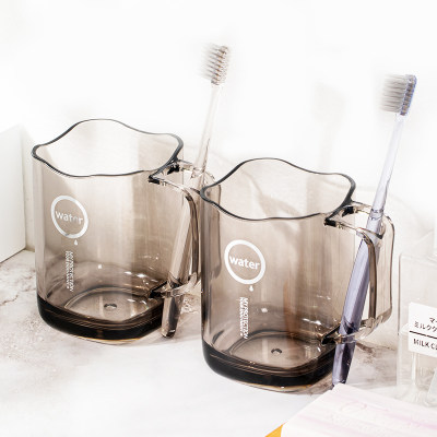 透明漱口杯家用 简约刷牙杯子 情侣洗漱杯牙刷杯