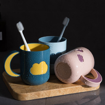 漱口杯家用 简约洗漱杯 创意便携旅行牙杯