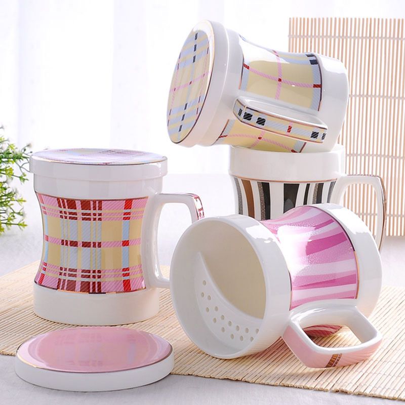 <b>茶隔骨瓷创意马克杯</b>