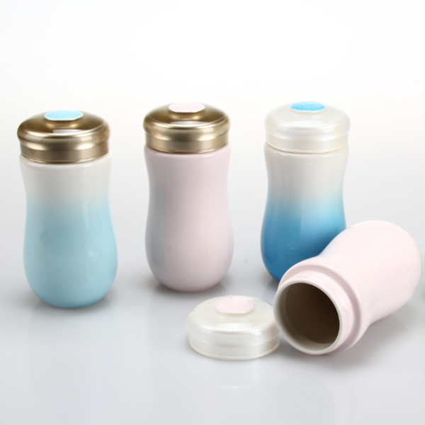 健康活瓷 彩釉米瓷随身杯