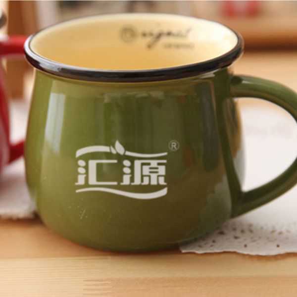 汇源集团陶瓷杯定制案例