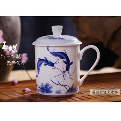 青花古瓷会议杯