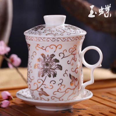 玉蝶过滤四件杯