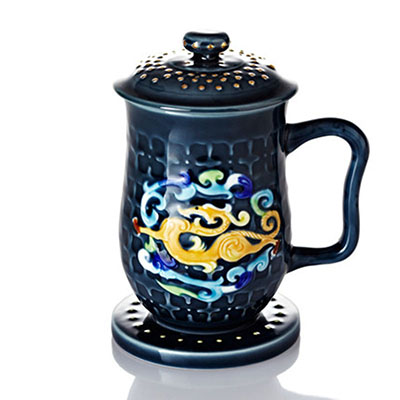 彩绘势在必得办公杯