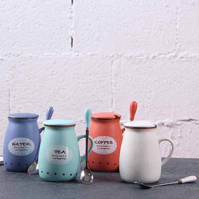 <b>复古简约陶瓷大肚牛奶杯</b>