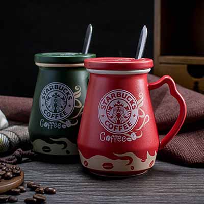 创意简约大容量星巴克杯子