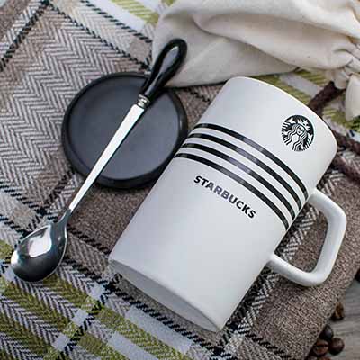 创意星巴克黑白咖啡杯