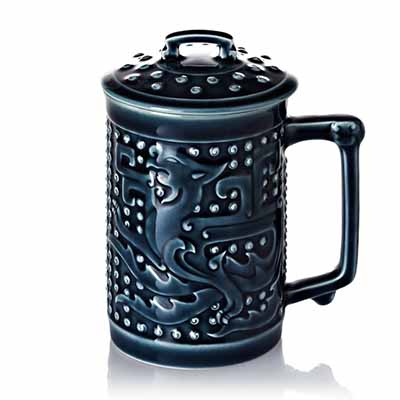 <b>大龙凤 陶瓷茶杯办公水杯</b>