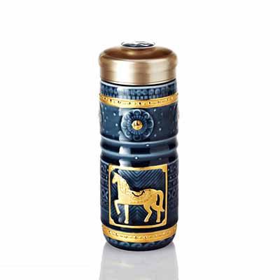 皇家骏马鎏金随身杯