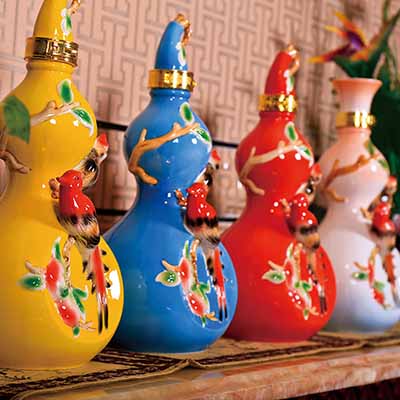 陶瓷葫芦存酒瓶