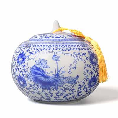 <b>青花瓷陶瓷茶叶罐</b>