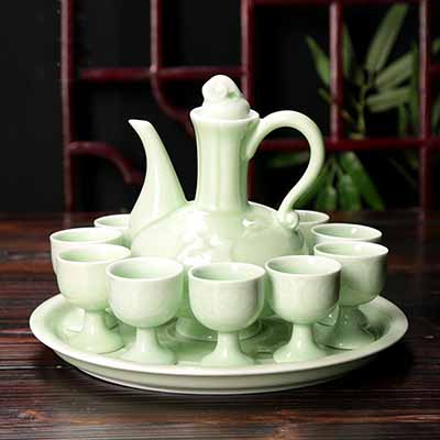 青瓷仿古酒具