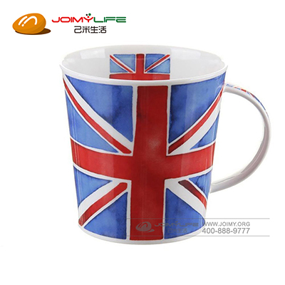 DUNOON骨瓷杯 马克杯烟水晶杯型定制(联合王国旗)