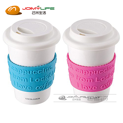 乐扣乐扣 环保陶瓷杯二件套定制