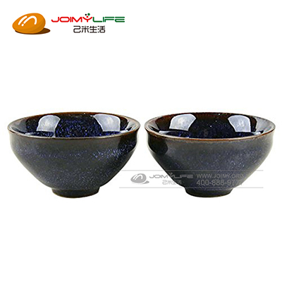 陶馨堂台湾天目釉钧瓷浩瀚星空茶盏茶杯两件套定制