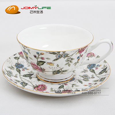 利和陶瓷 富士山风情欧式英伦下午茶杯定制