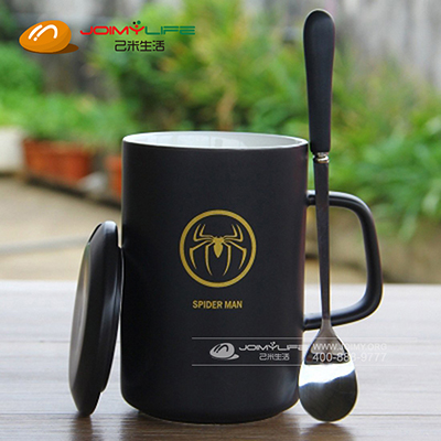 创意复仇者英雄联盟陶瓷杯马克杯子定制(蜘蛛侠)