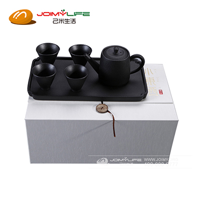 黑陶茶具套装 高档礼品盒装批发定制