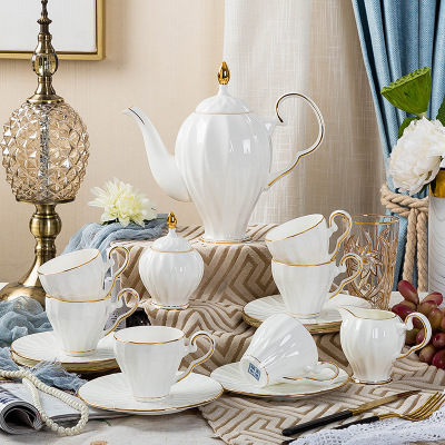 定制批发咖啡具套装 陶瓷咖啡杯定制 创意礼品骨瓷茶水陶瓷套装杯具订做