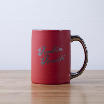 创意卡通大号马克杯礼品定制logo 色釉电镀陶瓷杯马克杯带手柄定制