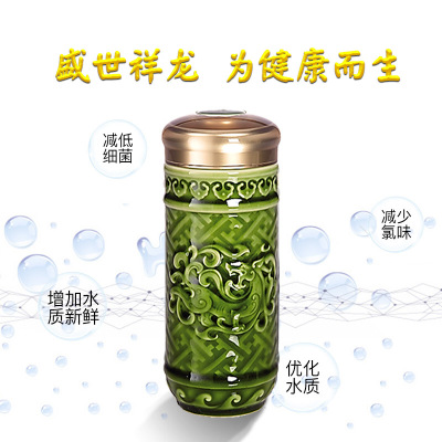 陶瓷保温杯批发厂家 陶瓷礼品杯定做logo 公司周年礼品随手杯订做