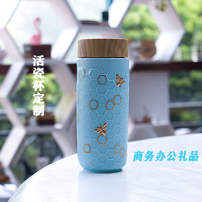 活瓷礼品杯定制 商务陶瓷杯批发厂家 办公室随身杯订做公司 骨瓷杯设计