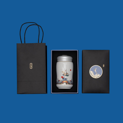 陶瓷保温杯套装定制公司设计 马克杯赠礼商务