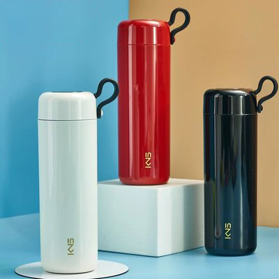 智能感温男女便携水杯子 陶瓷内胆保温泡茶水杯子送礼定制