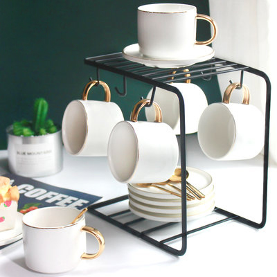 咖啡杯碟套装厂家 陶瓷咖啡杯子定制